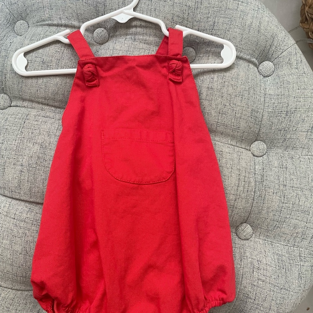 Red jumpsuit
